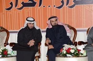 مبارك الوعلان وفهيد الهيلم حاضران في الافتتاح