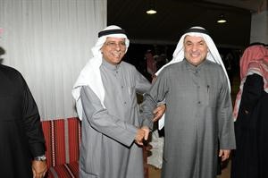 محمد الصقر مباركا لمشاري العصيمي