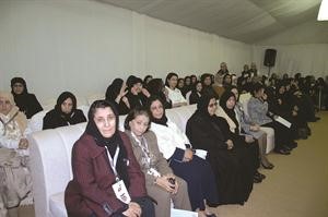 حضور نسائي في مقر رياض العدساني﻿