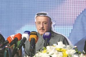 مرشح الدائرة الثالثة نبيل الفضل متحدثا
