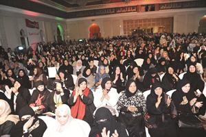 ناخبات حضرن ندوة نبيل الفضل في فندق الريجنسي امس الاول
