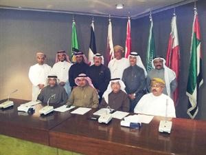 دجعفر العريان مشاركا في الاجتماع
