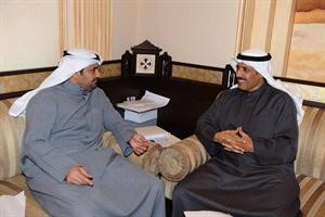 محمد فليطح متحدثا للزميل ناصر الوقيت