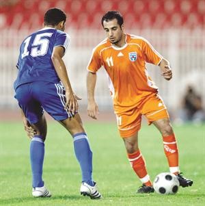كاظمة يصطدم بالشباب العنيد الازرق كوم
