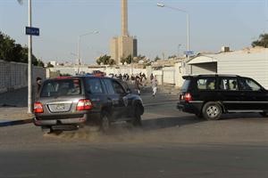 جانب من المواجهات في تيماء امس