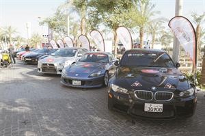 منظر عام للسيارات المشاركة في السباق
