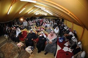 جانب من الحضور في مقر دمحمد العبدالجادر
