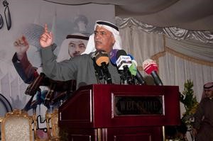 شعيب المويزري متحدثا﻿