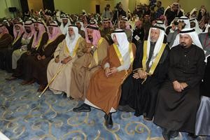 جانب من الحضور في افتتاح المقر
