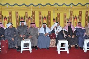 جانب من الحضور في مقر مبارك الحريص