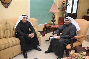 عبدالرحمن العنجري متحدثا للزميل ناصر الوقيت﻿