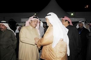 محمد الجويهل حضر افتتاح مقر المطوع
