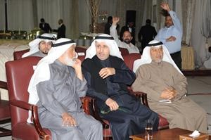 عيسى الشاهين وسامي النصف خلال الندوة