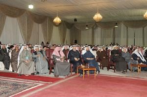 جانب من الحضور في ندوة عروب الرفاعي