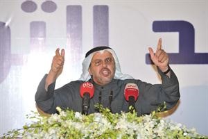 دحمد التويجري متحدثا لناخبي الثالثة