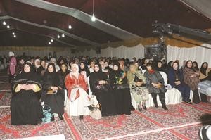 ناخبات الدائرة الثالثة في مقر ناجي العبدالهادي