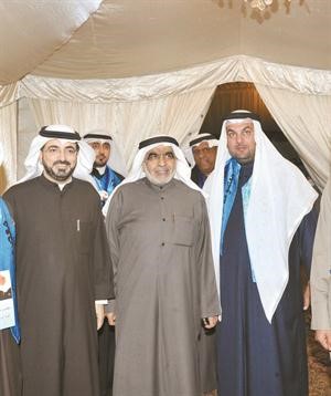 عدنان عبدالصمد ومحمد عويد المطيري في مقر د معصومة﻿