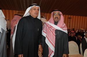 سعد طامي مع عبدالله الرومي في مقره