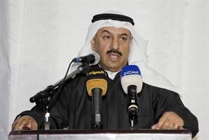 بدر الجيعان متحدثا
