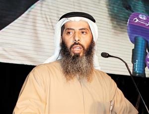 نايف المرداس متحدثا﻿