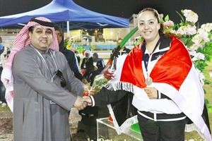 ناصر العجمي يتوج السورية سماح مغامز﻿