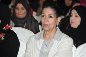فاطمة حسين في مقر الشايع