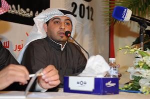 دسعود العميري مخاطبا الحضور	قاسم باشا﻿
