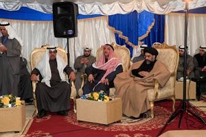 عدنان المطوع متوسطا حسين القلاف ومبارك الخرينج