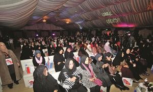 جانب من الناخبات في الدائرة الاولى بمقر عيسى الكندري﻿