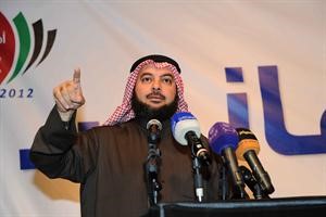 دجمعان الحربش في كلمة له في مقر معبدالله فهاد﻿