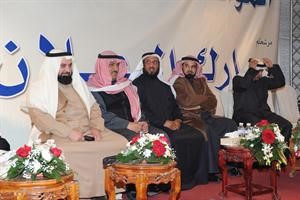 دوليد الطبطبائي ومسلم البراك وفلاح الصواغ ومبارك الوعلان في مقر الوعلان﻿