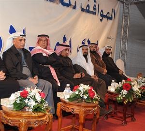 شعيب المويزري ومحمد عبدالقادر الجاسم ودضيف الله ابورمية ومبارك الوعلان وفهيد الهيلم﻿