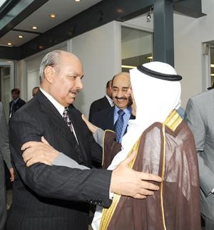  رحمه الله مع صاحب السمو الامير الشيخ صباح الاحمد﻿