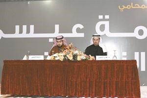 دغازي الرشيدي والمحامي اسامة الشاهين
