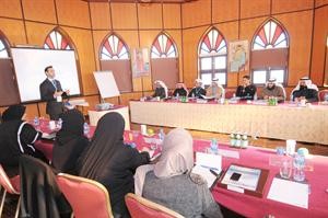 جانب من حلقة تدريب الكوادر الوطنية﻿