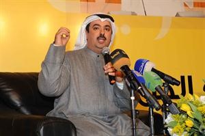 علي الراشد مخاطبا الحضور﻿