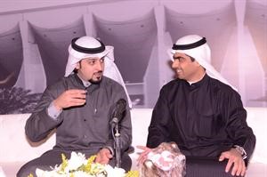 رياض العدساني مع عريف الندوة