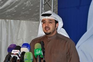 خالد الفضالة متحدثا