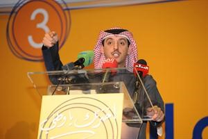 صالح الملا متحدثا الى الحاضرين﻿