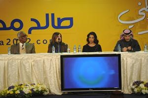 داحمد الخطيب وصالح الملا خلال افتتاح مقره الانتخابي	هاني الشمري﻿