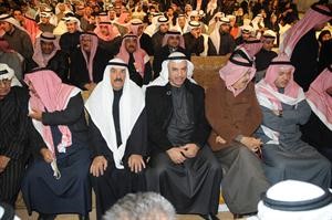  د احمد المنيس ويوسف الجاسم وفيصل الشايع وسط الحضور﻿