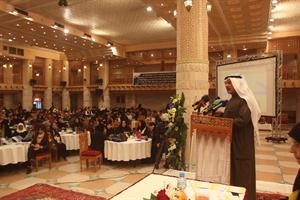 صالح عاشور متحدثا لناخبات الدائرة الاولى
