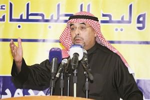 عبدالرحمن العنجري متحدثا﻿