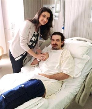 اولى الصور لرئيس الحكومة السابق سعد الحريري خلال تواجده في المستشفى الاميركي في باريس محمود الطويل