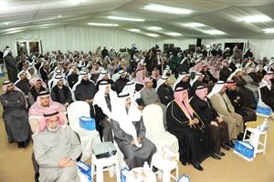جانب من الحضور في ندوة النائب السابق ومرشح الدائرة الثانية دفهد الخنه