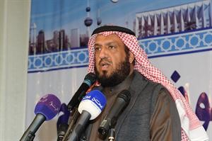 النائب السابق فلاح الصواغ متحدثا 