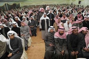 حشد من ناخبي الدائرة الرابعة في مقر النائب السابق مسلم البراك