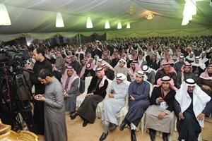 ناخبو الدائرة الرابعة في مقر مسلم البراك
