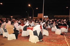 الحضور من ناخبي الثالثة عند العمير