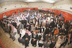 حضور كثيف وحاشد في المقر الانتخابي لمرزوق الغانم
